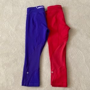 Lululemon Crop Leggings Size 6